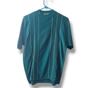 Vintage Ren Dale Canada Short Sleeve Sweater